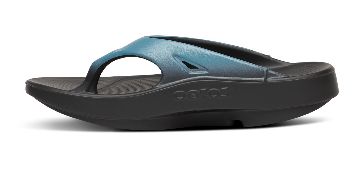 OOFOS Men's OOriginal Sport Thong - Ocean Blue