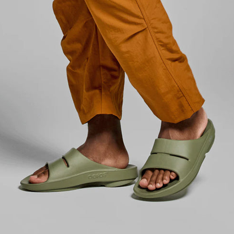 OOFOS Men's OOahh Slide - Foliage