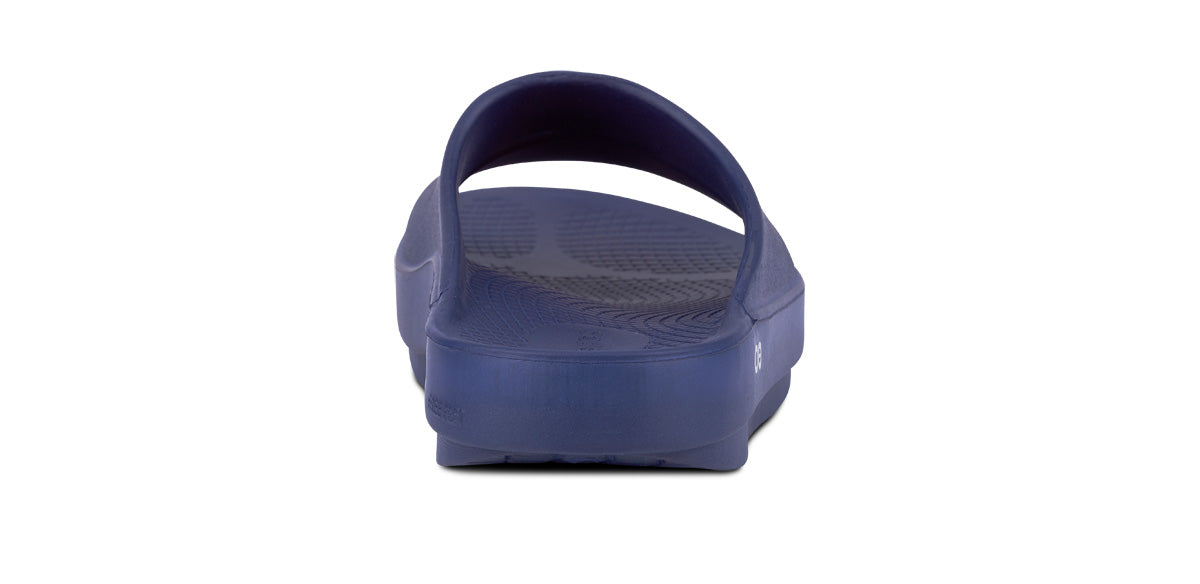 OOFOS Men&#39;s OOahh Slide - Navy