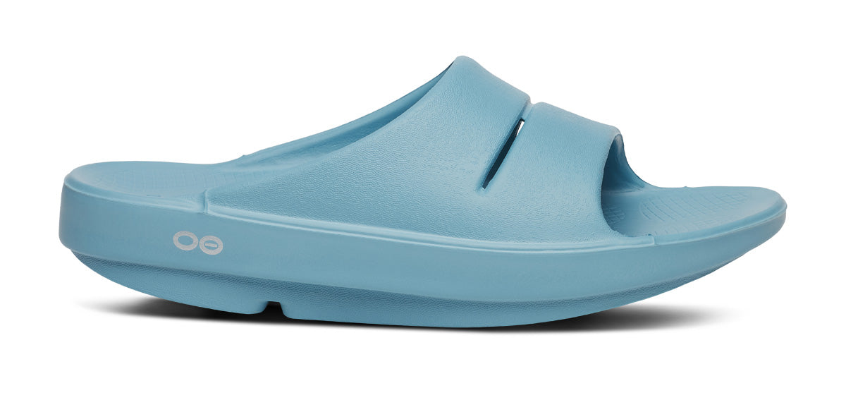 OOFOS Women's OOahh Slide - Ocean Blue