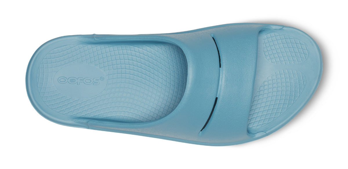 OOFOS Women's OOahh Slide - Ocean Blue