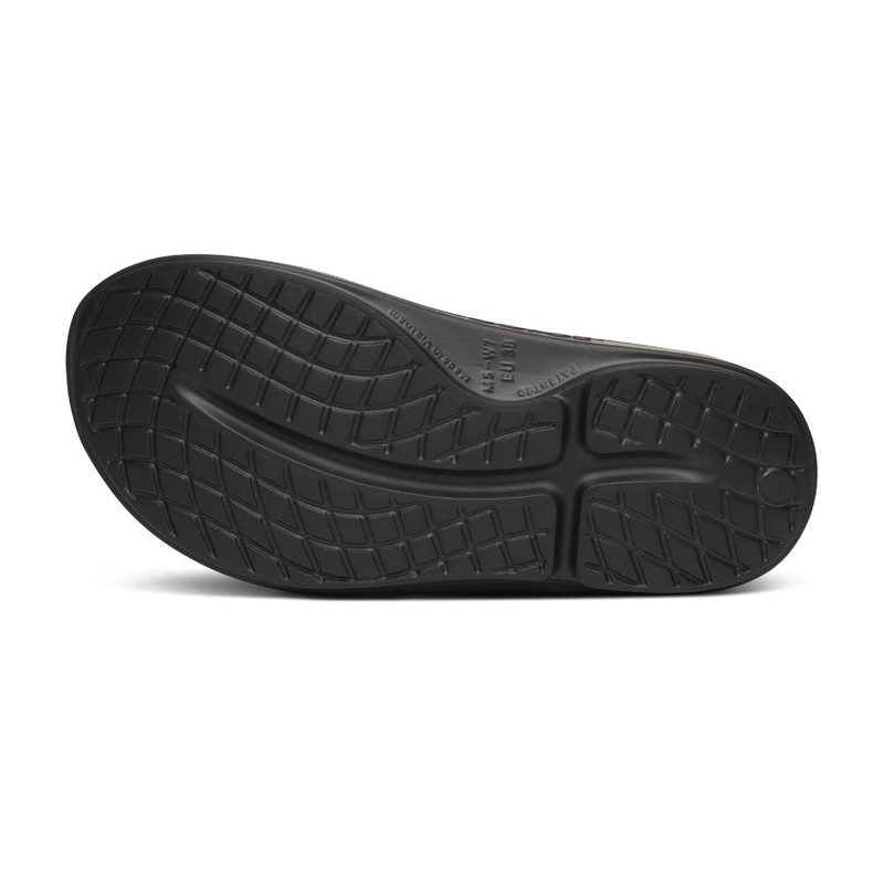 OOFOS Women's OOahh Sport Slide - Black Wave