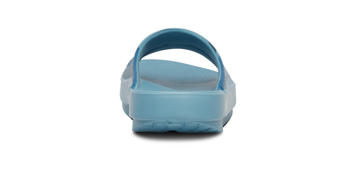 OOFOS Men's OOahh Sport Slide - Ocean Blue Wave
