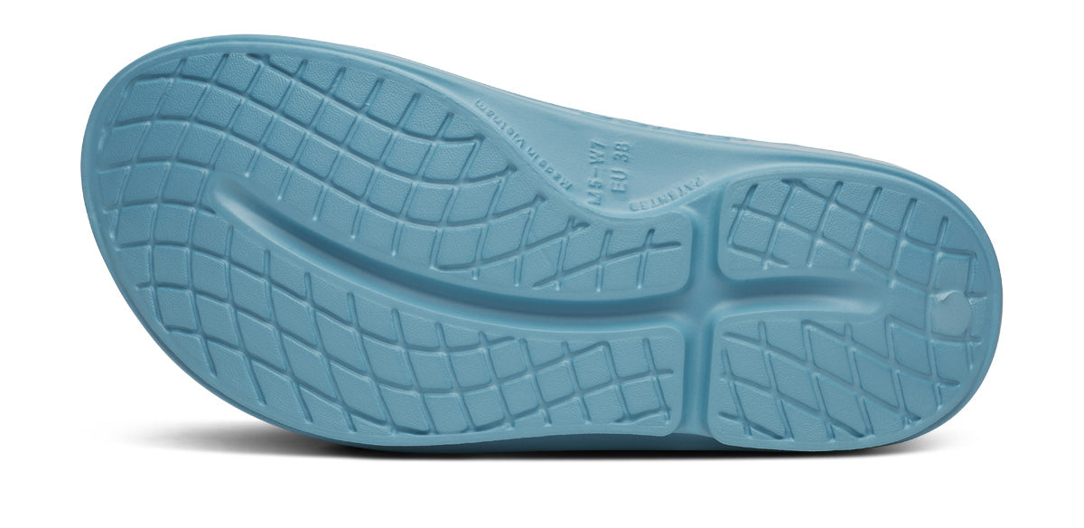 OOFOS Men's OOahh Sport Slide - Ocean Blue Wave