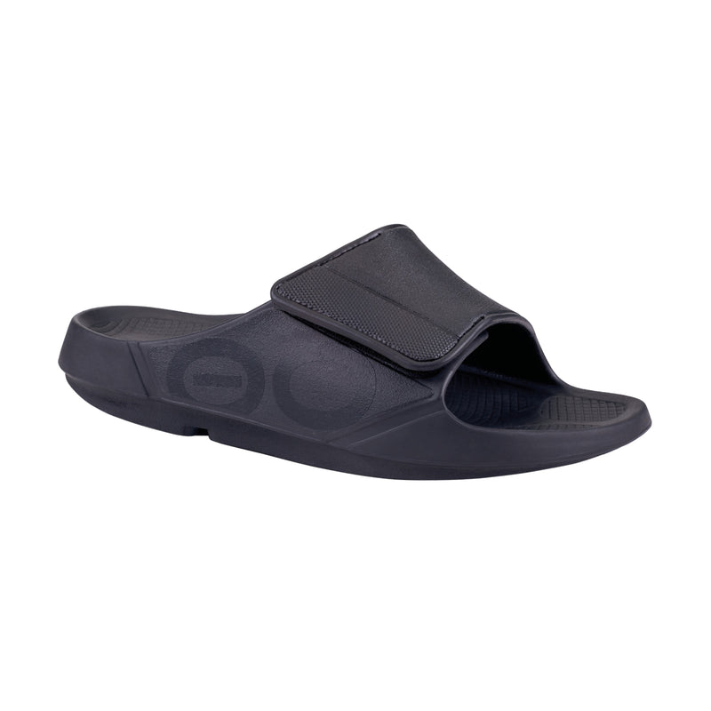 OOFOS Men's OOahh Sport Flex Slide - Black Matte