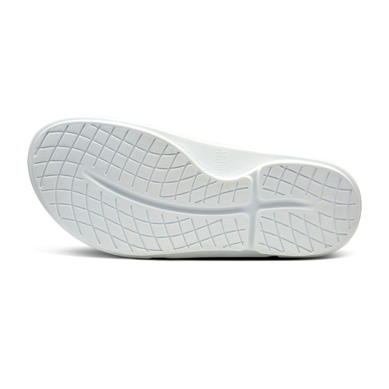 OOFOS Women's OOahh Sport Flex Slide - White