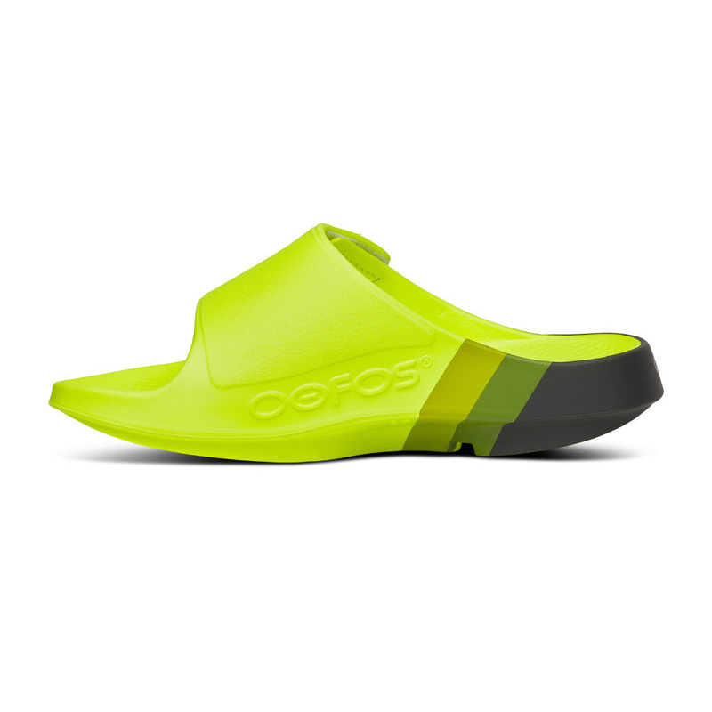 OOFOS Women's OOahh Sport Flex LTD Edition Slide - Electro Rally