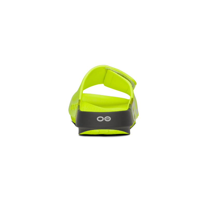 OOFOS Men's OOahh Sport Flex LTD Edition Slide - Electro Rally
