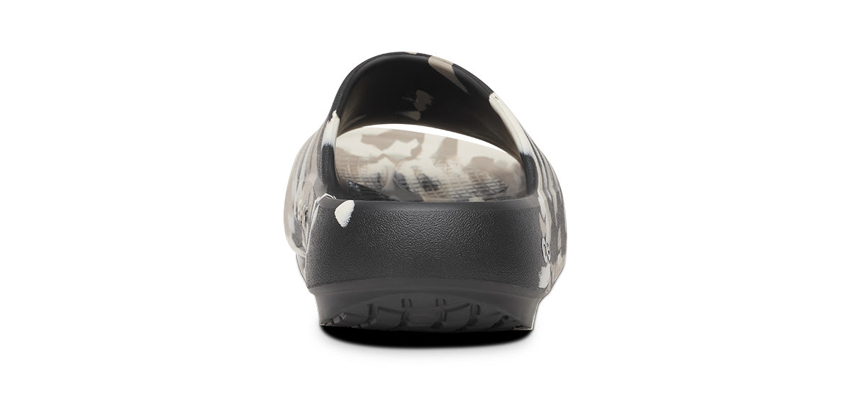 OOFOS Men's OOahh PLUS - Marble Black Nomad