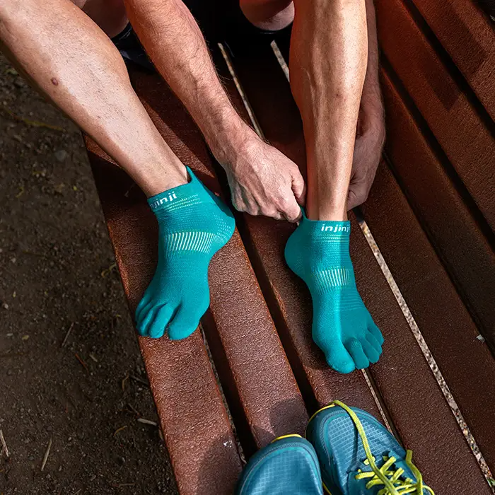 Injinji RUN Lightweight No-Show Running Socks