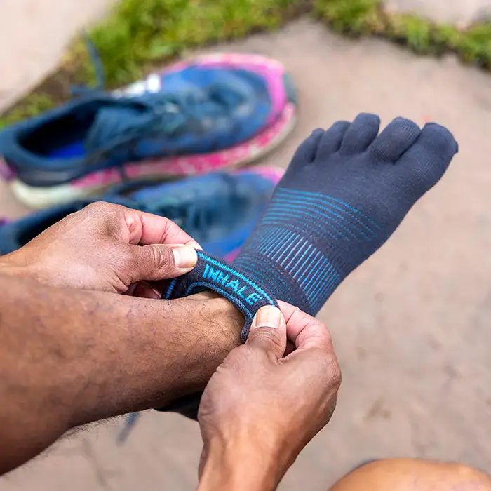 Injinji RUN Lightweight No-Show Running Socks