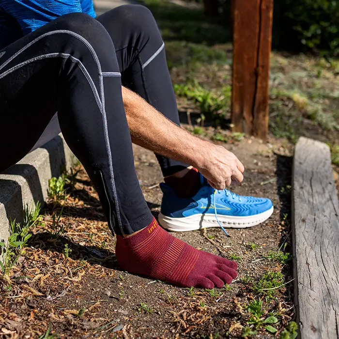 Injinji RUN Lightweight No-Show Running Socks