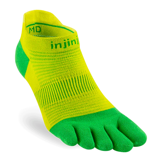 Injinji RUN Lightweight No-Show Running Socks
