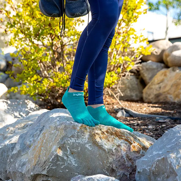 Injinji RUN Womens Lightweight No-Show Running Socks