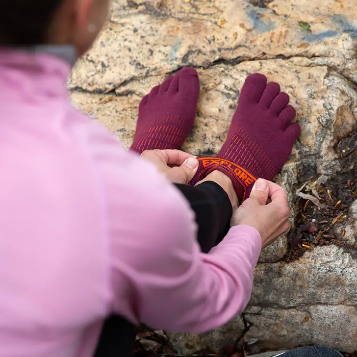 Injinji RUN Womens Lightweight No-Show Running Socks