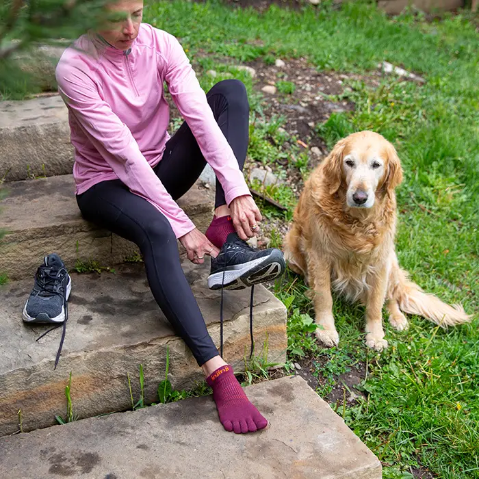 Injinji RUN Womens Lightweight No-Show Running Socks