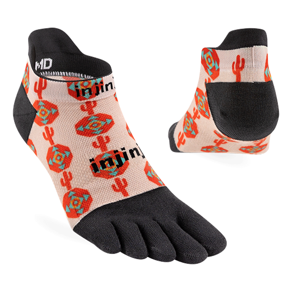 Injinji Artist Designed Men&#39;s No-Show Toesocks