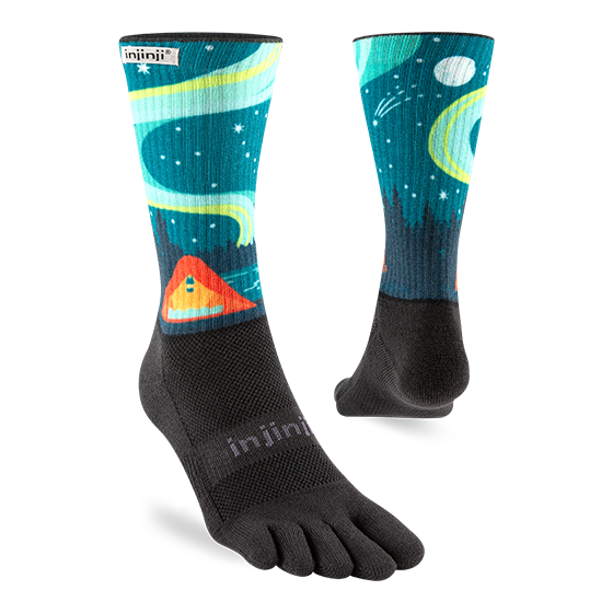 Injinji Artist Designed Men&#39;s Trail Crew