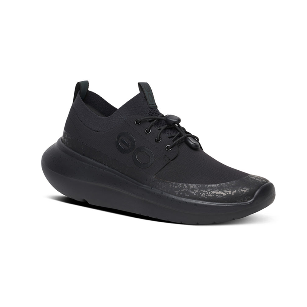 OOFOS Women's OOmy Roam Ripstop Shoe - Black