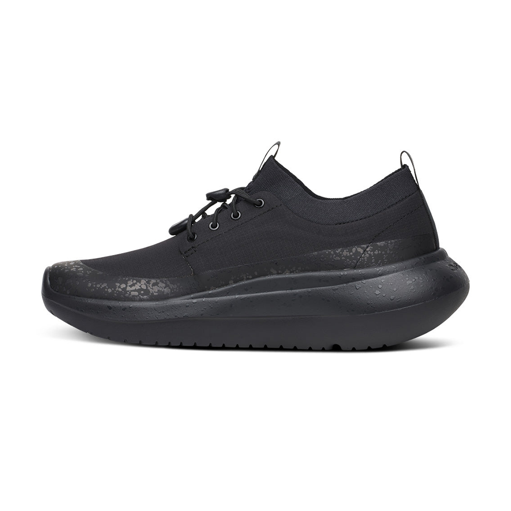 OOFOS Women's OOmy Roam Ripstop Shoe - Black