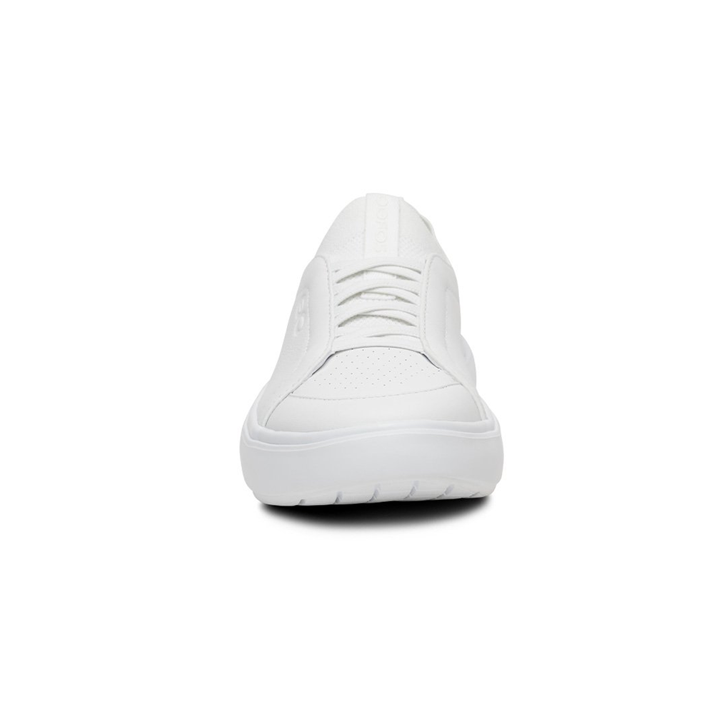 OOFOS Women's OOmg Club Plus - White