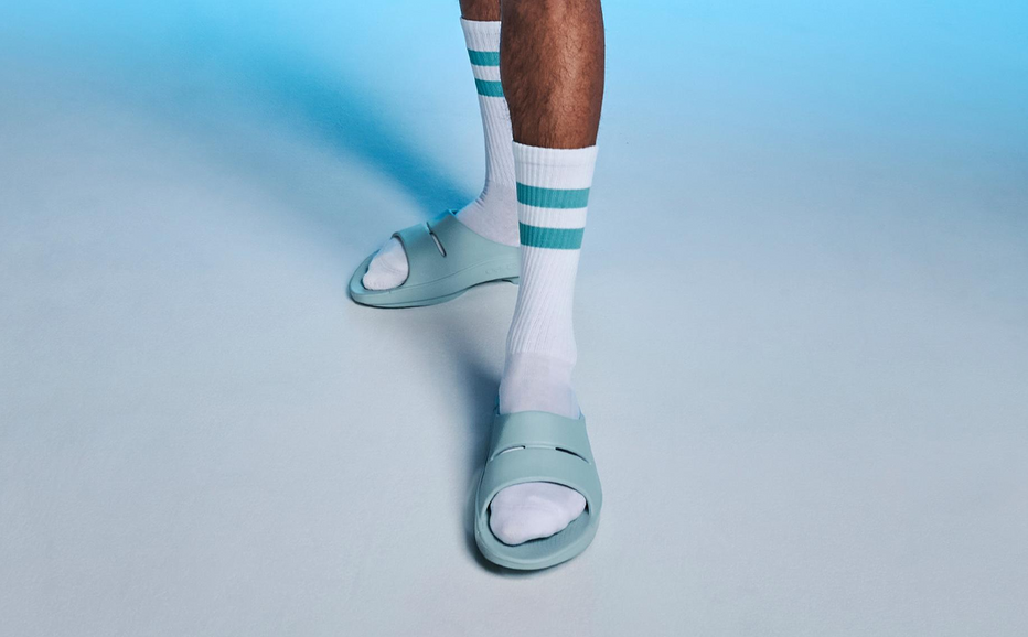OOFOS Men&#39;s OOahh Slide - Mist
