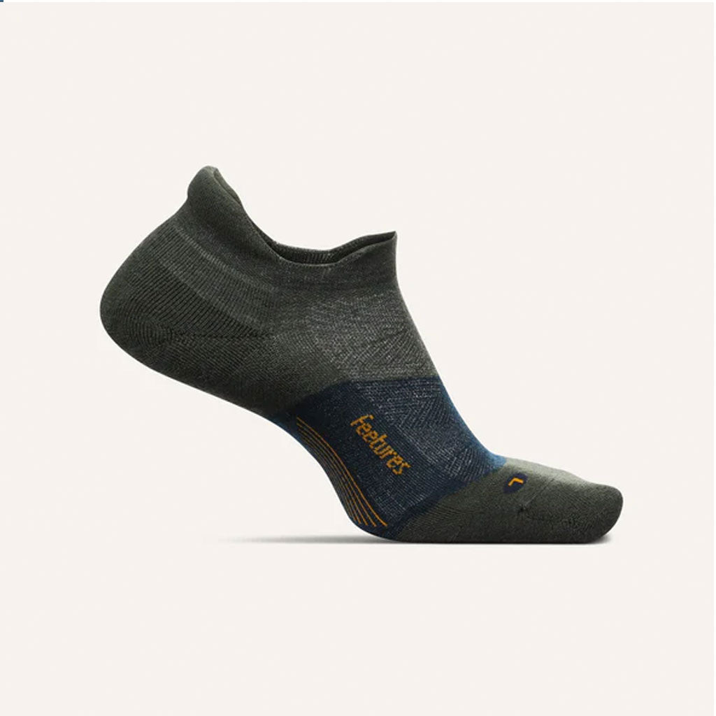 Feetures Merino 10 Ultra Light Cushion No-Show Tab Running Socks