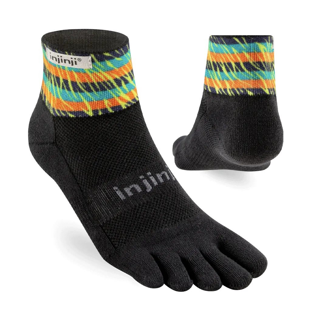 Injinji Spectrum Trail Midweight Mini-Crew Running Socks